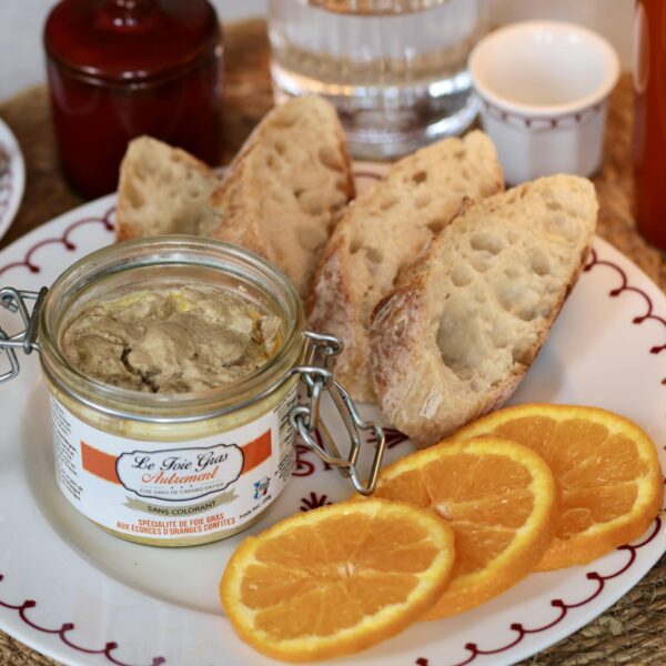 Foie Gras entero con piel de naranja confitada - Imagen 4