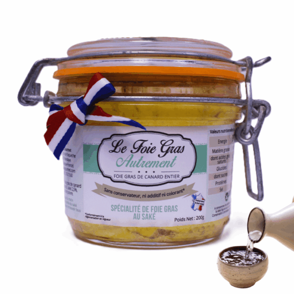 Ganze Foie Gras mit Sake