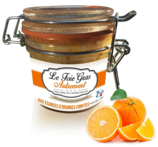 alt Foie Gras Entier aux Ecorces d'Oranges Confites