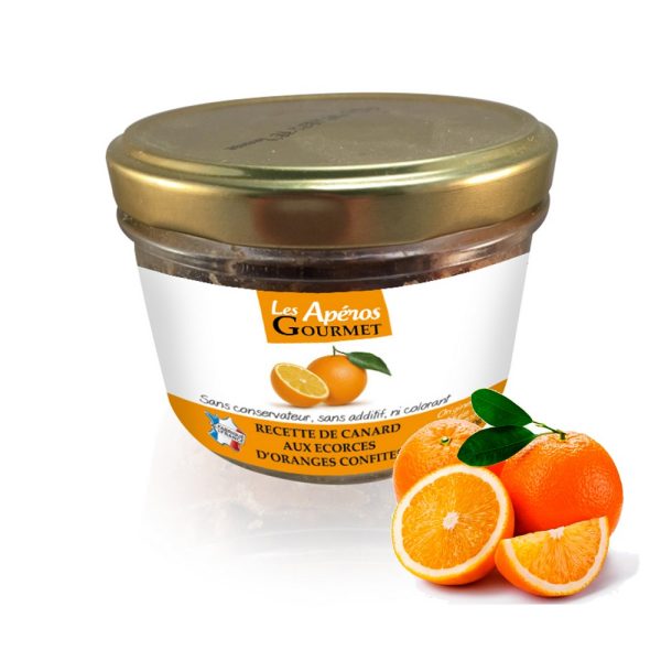 Aperitivo Gourmet con Piel de Naranja Confitada