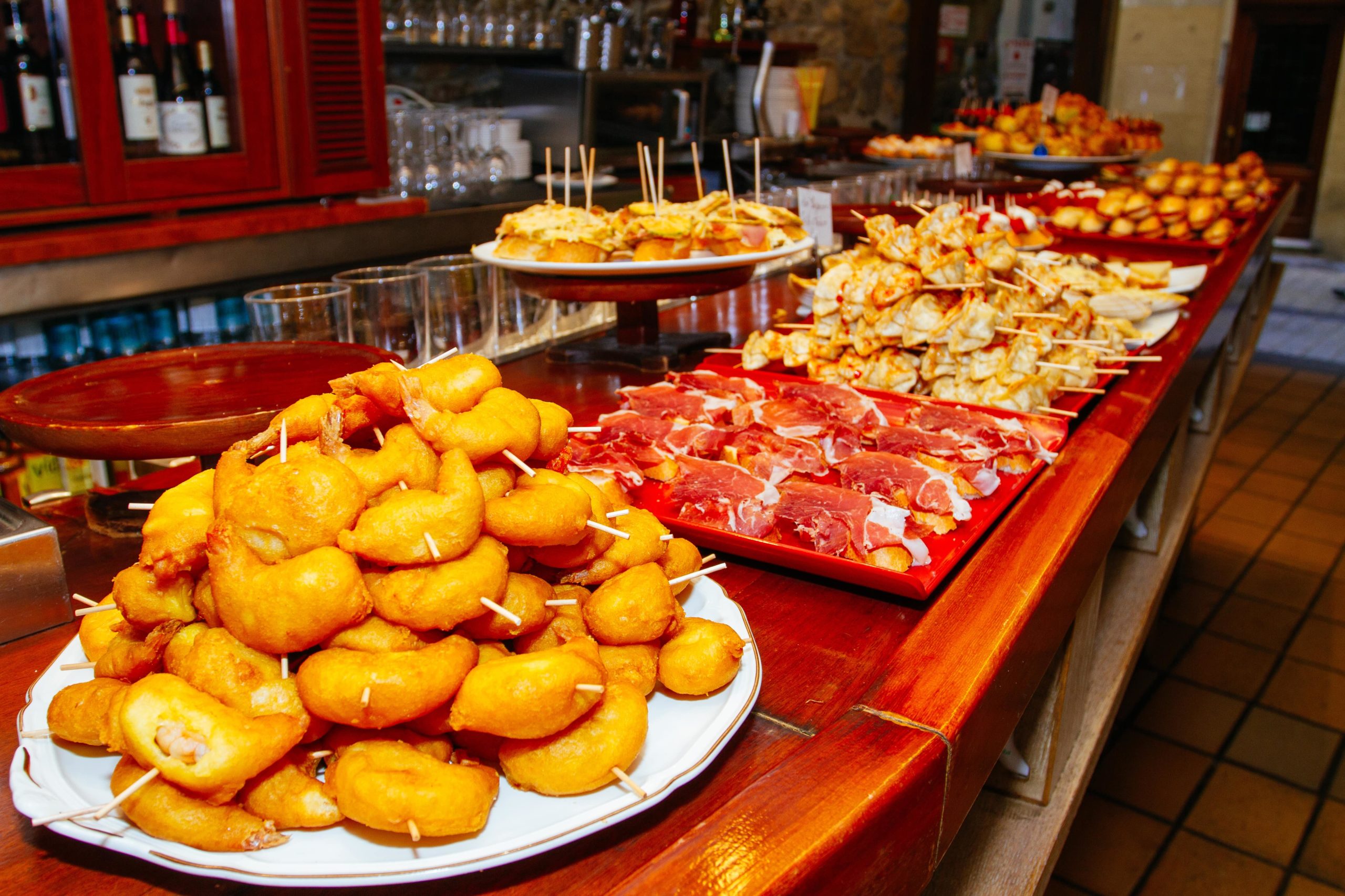 tapas de San Sébastian