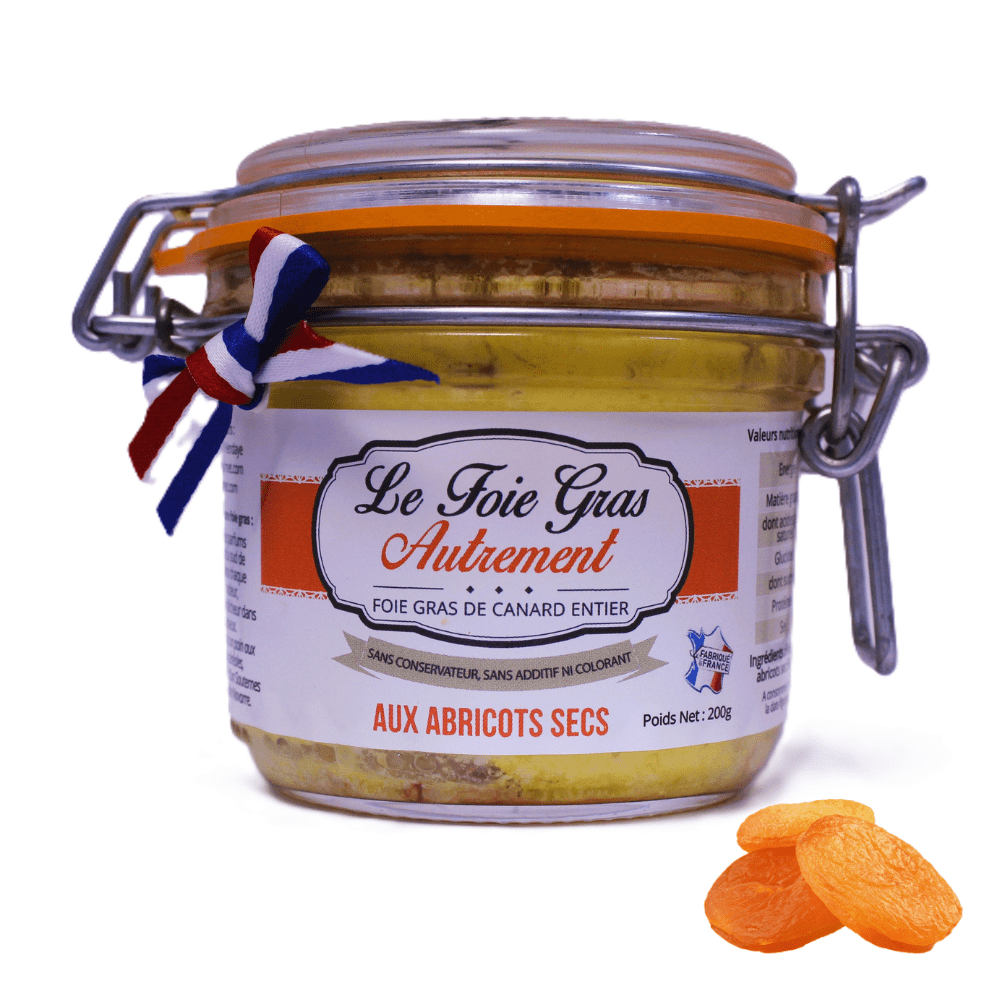 Foie Gras entero con albaricoque seco