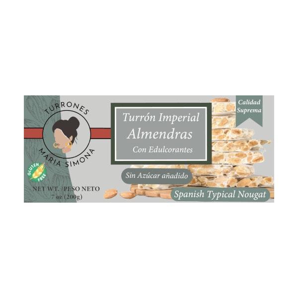 Turron Alicante (dur) Sans Sucres Ajoutés