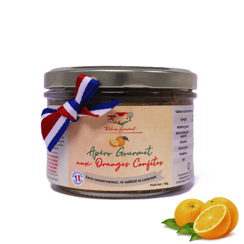 Apéritif Gourmet aux Écorces d'Oranges Confites