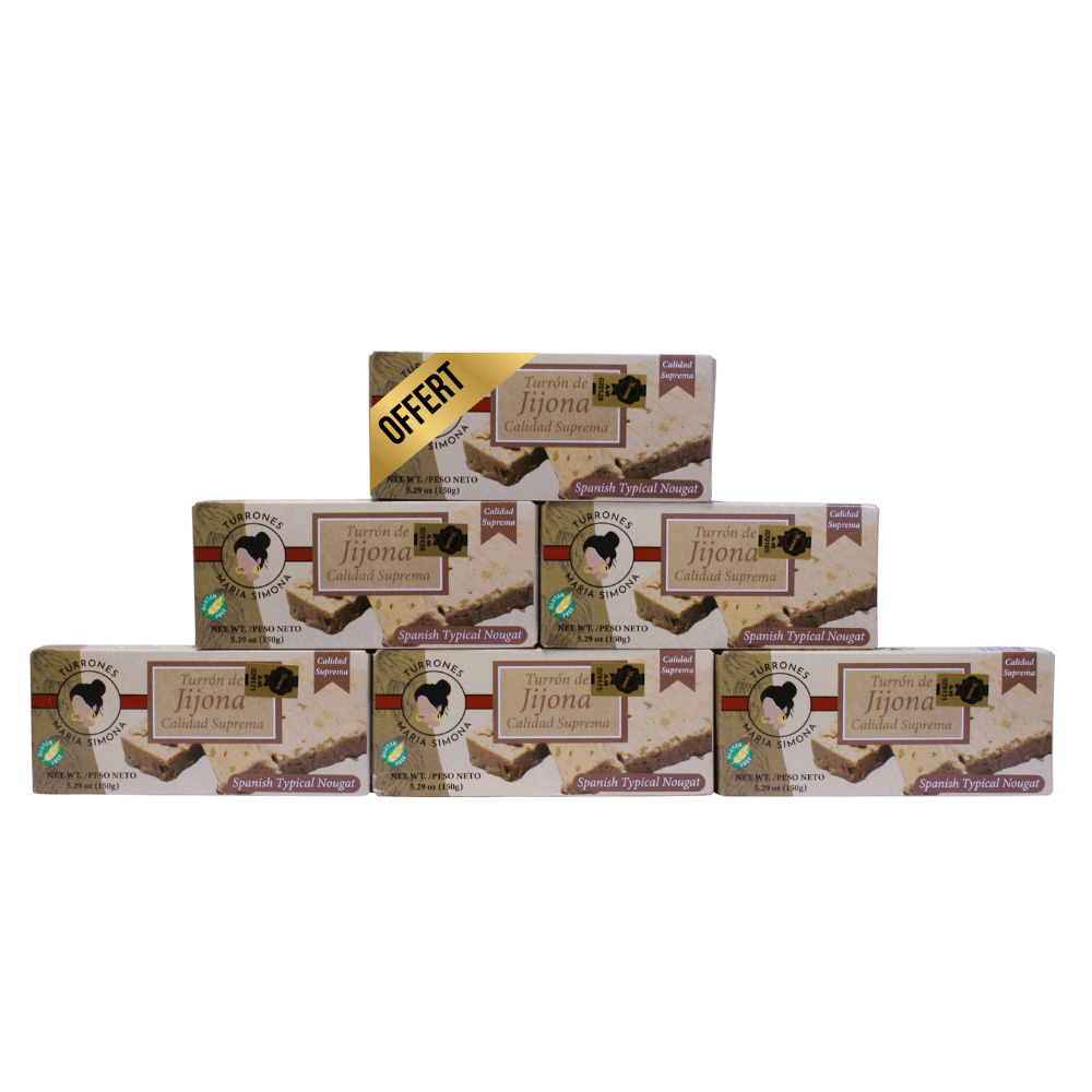 Pack Turron Jijona (mou) (5+1)