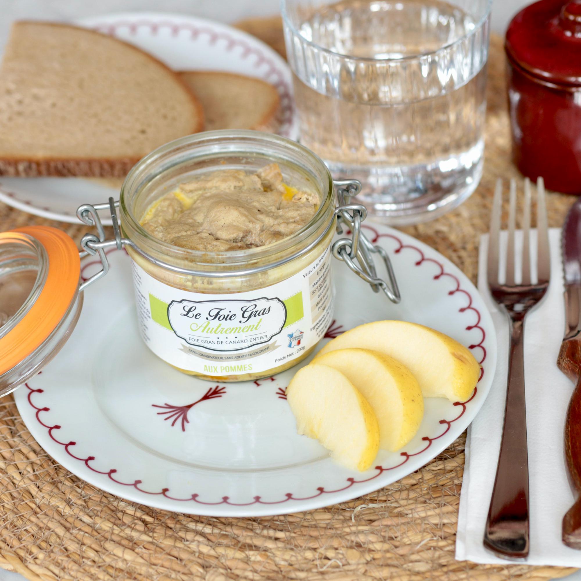 Foie Gras entero con manzana gourmet - Imagen 4