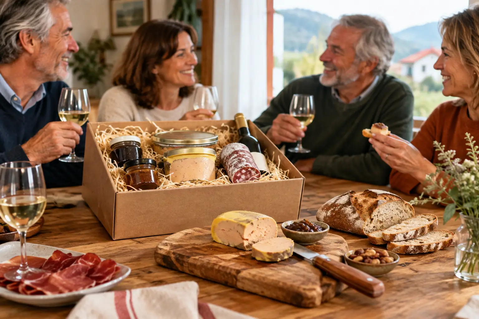 Exemples de cadeaux CSE : colis gourmands