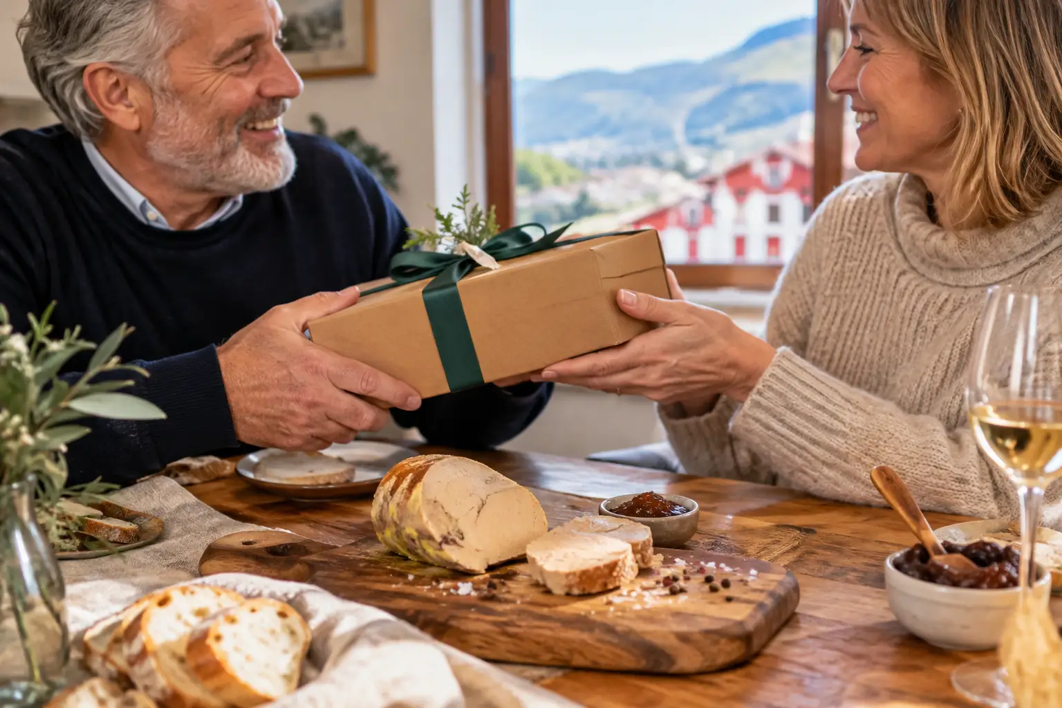 Exemple cadeau client personnalisé qui marque